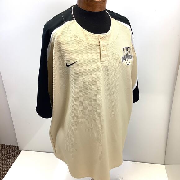 Vintage Nike Team Vanderbilt University Basketball Baseball Jersey Mens Sz 3XL - Picture 3 of 7